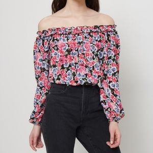 🆕Dynamite | Floral Print Off Shoulder Top
